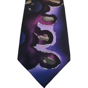 J. Jerry Garcia Purple South of the Border Collection 15 Neck Tie 1996 100% Silk